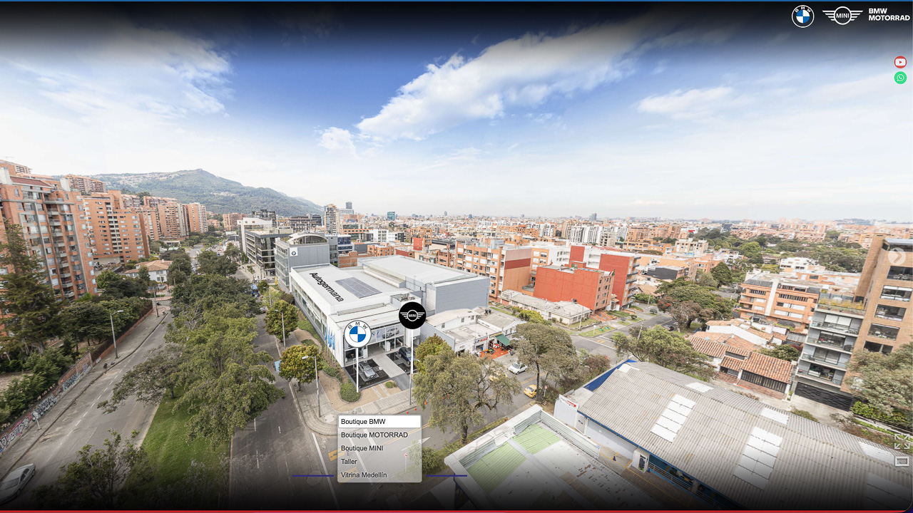 Recorrido virtual 360° — Autogermana Colombia
