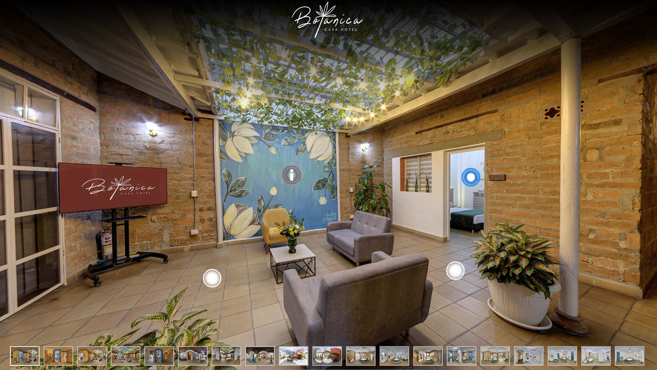 Recorrido virtual 360° — Botánica Casa Hotel - Medellín
