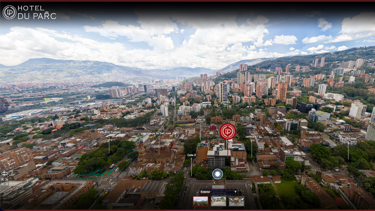 Recorrido virtual 360° — Hotel Du Parc - Medellín