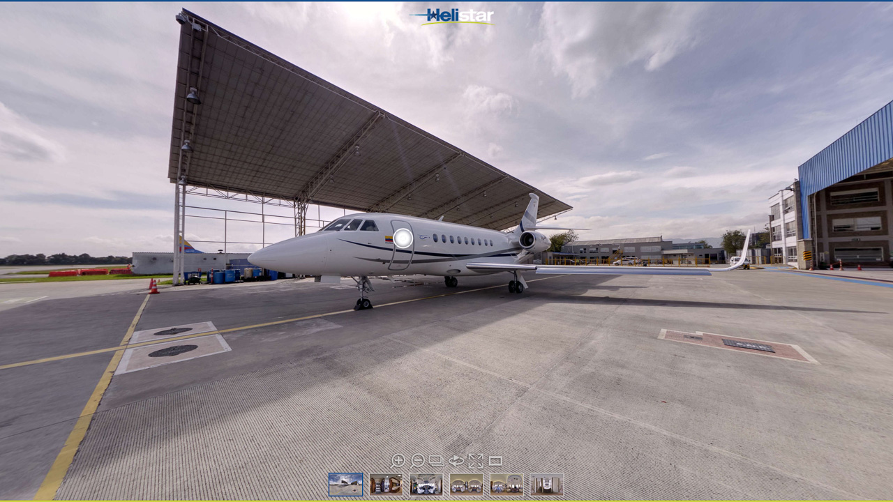 Recorrido virtual 360° — Aeronave Helistar