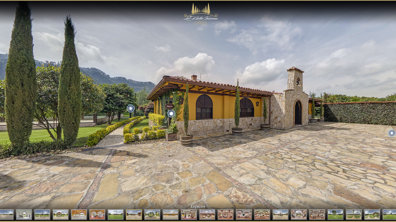 Recorrido virtual 360° — Hacienda La Bella Toscana