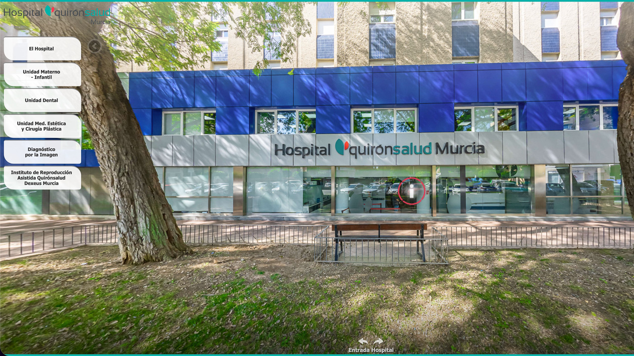 Recorrido virtual 360° — Quirón Salud - Hospital Murcia